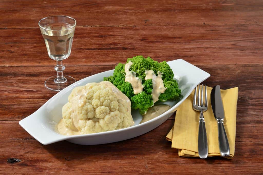 Blumenkohl und Broccoli schonend gegart mit Dampfgenuss